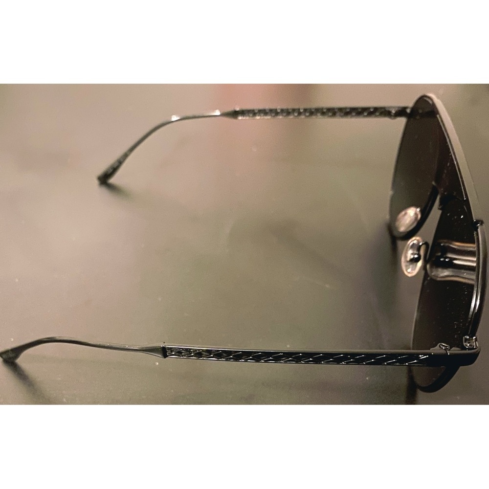 Jimmy Choo Ave/S 80790 Metal  Aviator Sunglasses Black 58mm/UNISEX - Picture 11 of 16